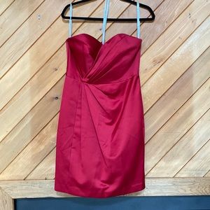 David’s Bridal Red dress